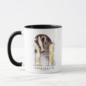 Mug Harry Potter | HUFFLEPUFF™ Blaireau Aquarelle (Gauche)