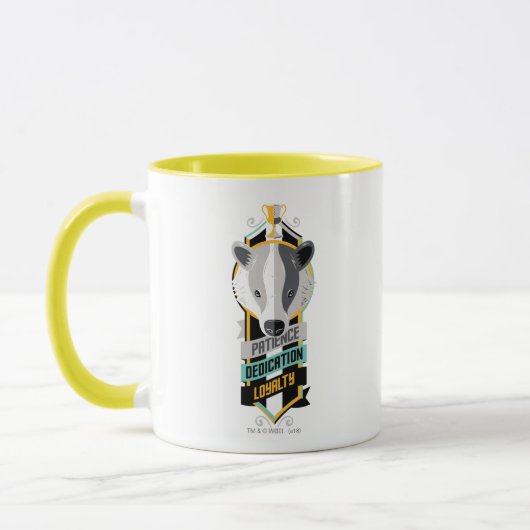 Mug Harry Potter| HUFFLEPUFF™ House Traits Sigil (Gauche)