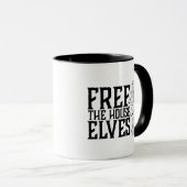 Mug Harry Potter | Libérez La Maison Elves (Devant droit)