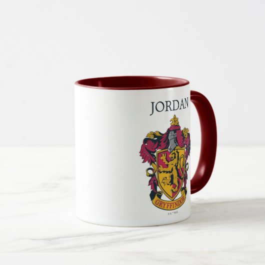 Mug Harry Potter | Maison Gryffindor | Ajouter Votre N (Devant droit)
