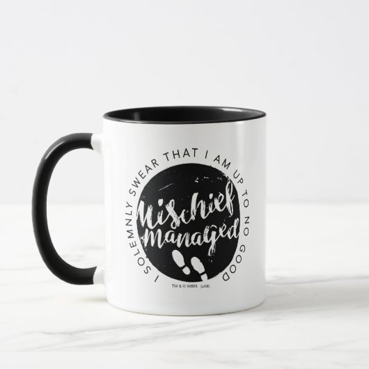 Mug Harry Potter | Marauder's Map Charms Typographie (Gauche)