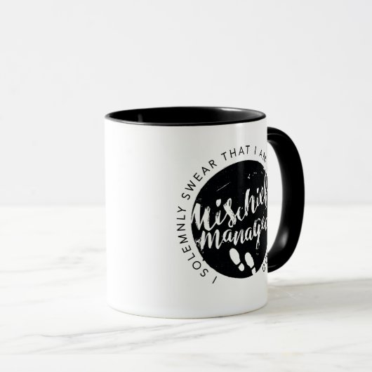Mug Harry Potter | Marauder's Map Charms Typographie (Devant droit)