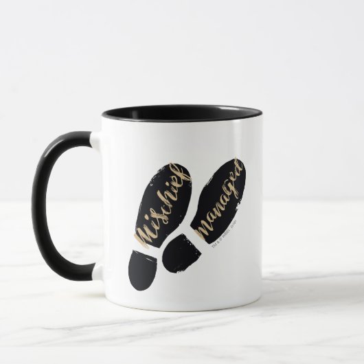 Mug Harry Potter | MISCHIEF MANAGED™ Mappage Empreinte (Gauche)