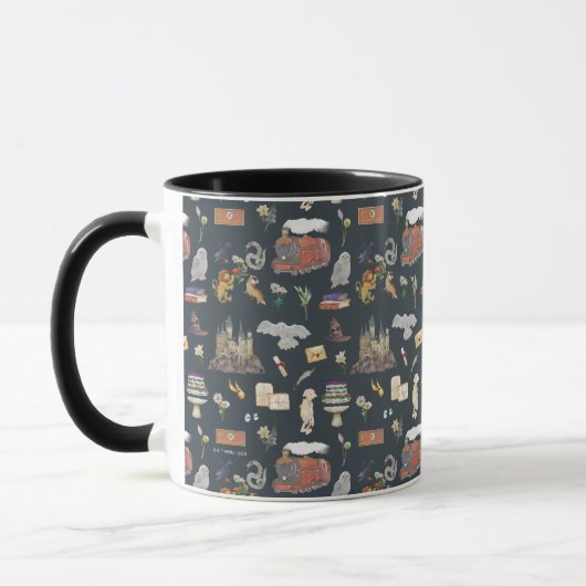 Mug HARRY POTTER™ | Motif d'icônes (Gauche)