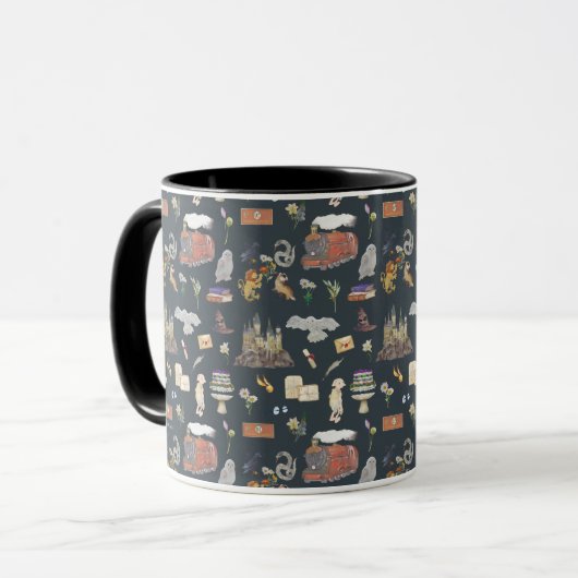 Mug HARRY POTTER™ | Motif icônes (Devant gauche)