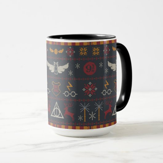 Mug HARRY POTTER™ Motif multipoint à thème (Devant droit)