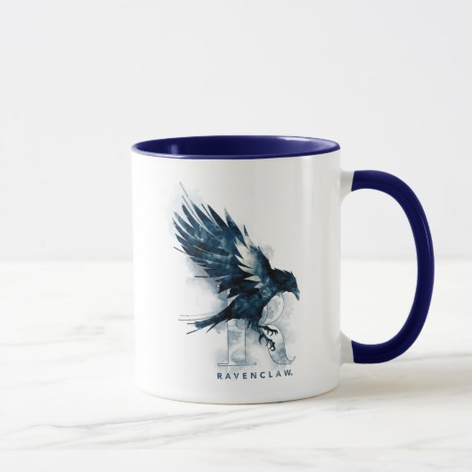 Mug Harry Potter | RAVENCLAW™ Aquarelle Raven (Droite)