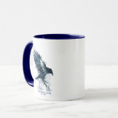 Mug Harry Potter | RAVENCLAW™ Aquarelle Raven (Devant gauche)