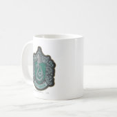 Mug Harry Potter | Rétro Mighty Blason de Serpentard (Devant gauche)