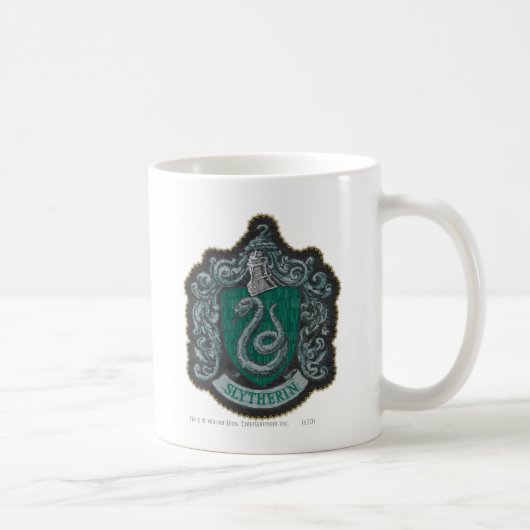 Mug Harry Potter | Rétro Mighty Blason de Serpentard (Droite)