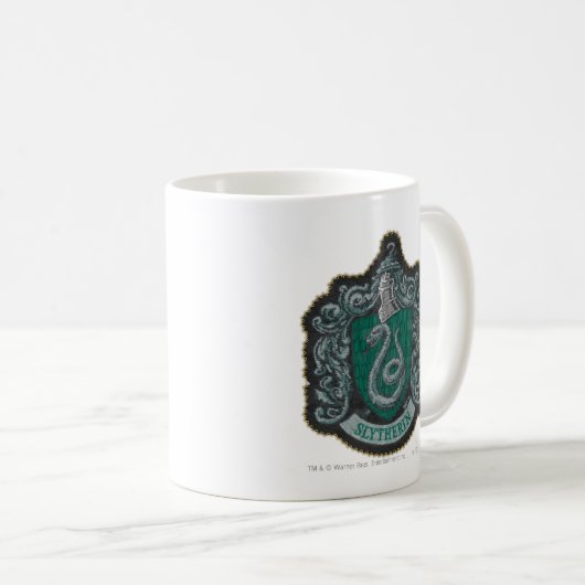 Mug Harry Potter | Retro Mighty Slytherin Crest (Devant droit)