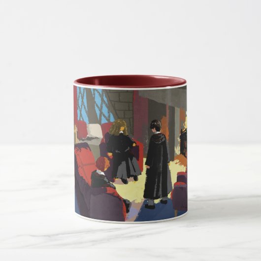 Mug HARRY POTTER™, Ron & Hermione dans la salle commun (Centre)
