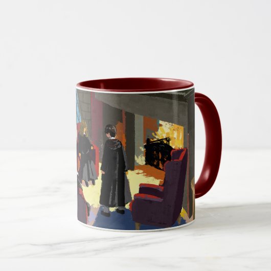 Mug HARRY POTTER™, Ron & Hermione dans la salle commun (Devant droit)