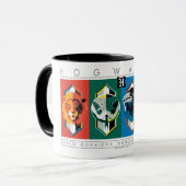 Mug Harry Potter | Sigles de maison HOGWARTS™ (Devant gauche)