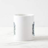 Mug Harry Potter | Slytherin Crest - Bleu glacé (Centre)