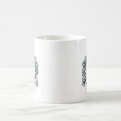 Mug Harry Potter | Slytherin Crest - noir et blanc (Centre)