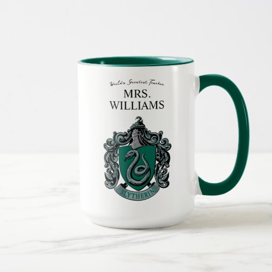 Mug Harry Potter | Slytherin enseignant personnalisé (Droite)