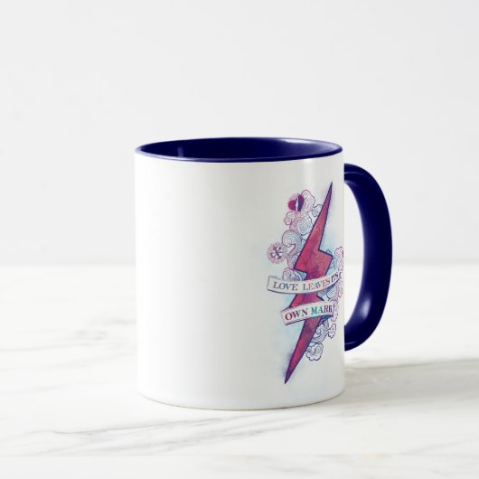 Mug Harry Potter Spell | Love Feuilles son propre Mark (Devant droit)