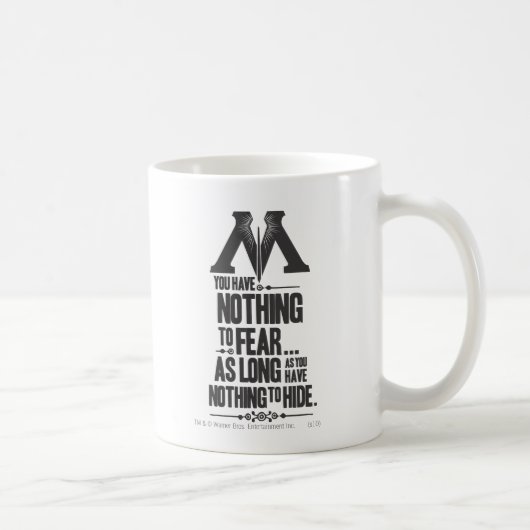 Mug Harry Potter Spell | Ministère de la propagande ma (Droite)