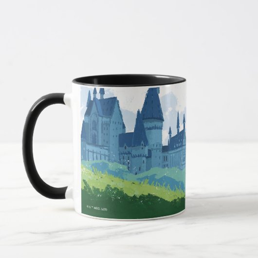 Mug HARRY POTTER™ Surplombant le château HOGWARTS™ (Gauche)