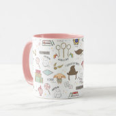 Mug HARRY POTTER™ Tiny Magic Pattern (Devant gauche)