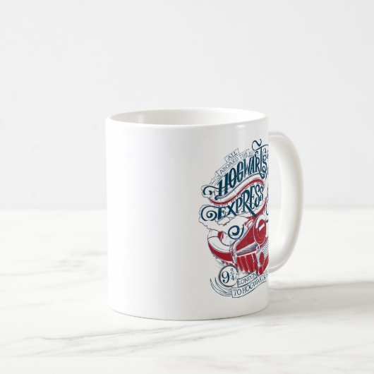 Mug Harry Potter | Typographie Express Hogwarts (Devant droit)