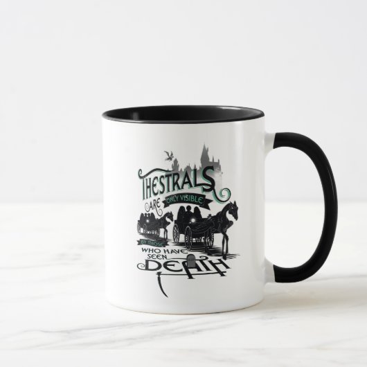 Mug Harry Potter | Typographie Graphique de Thestrals (Droite)