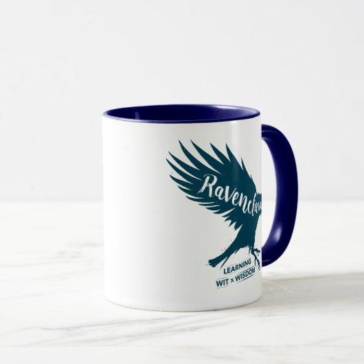 Mug Harry Potter | Typographie Silhouette RAVENCLAW™ (Devant droit)