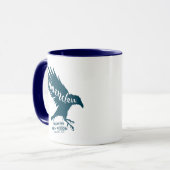 Mug Harry Potter | Typographie Silhouette RAVENCLAW™ (Devant gauche)