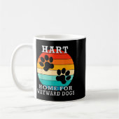 Mug Hart Home For Wayward Dogs Family Name  (Gauche)