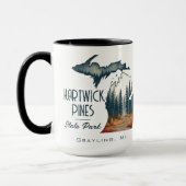 Mug Hartwick Pines State Park Souvenir Cadeau (Gauche)