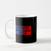 Mug Harump Walance 2024 Shirt Harris Trump Wheimer Van (Gauche)