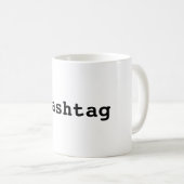 Mug #hashtag (Devant droit)
