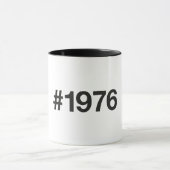 Mug Hashtag 1976 49 Anniversaire (Centre)