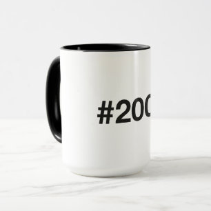 Mug Hashtag 2008 17 Anniversaire