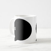 Mug Hashtag # Coupe de café (Devant gauche)