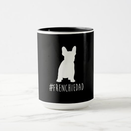 Mug hashtag | frenbuldog dad venge (Centre)