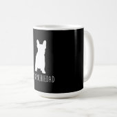 Mug hashtag frenchie dad french bulldog dad (Devant droit)