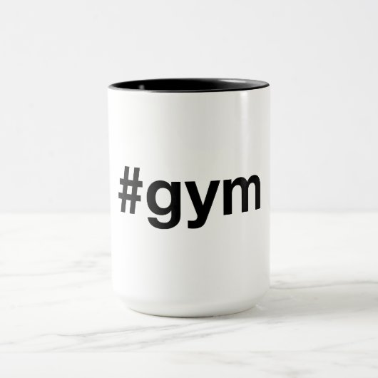 Mug Hashtag GYM (Centre)