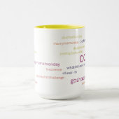 Mug Hashtag Jaune CCSF 15 oz (Centre)