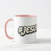 Mug Hashtag - JESUS - Chrétien (Gauche)