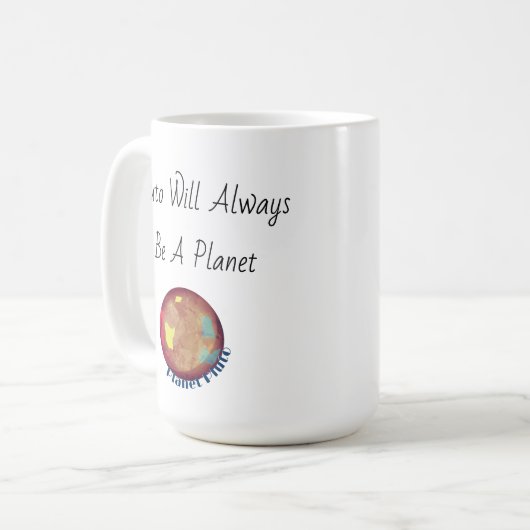 Mug Hashtag Rétablir Pluto (Devant gauche)