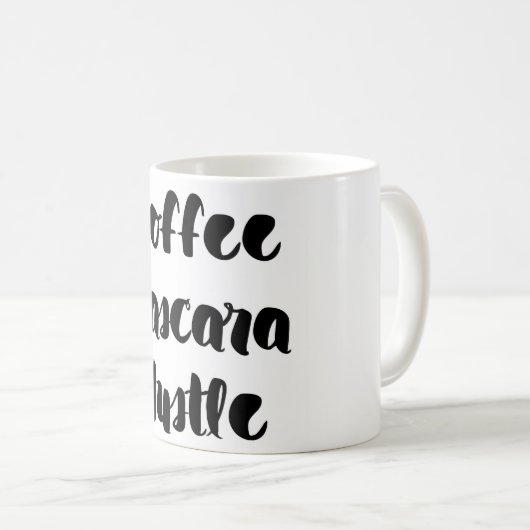 Mug Hâte de mascara de café (Devant droit)