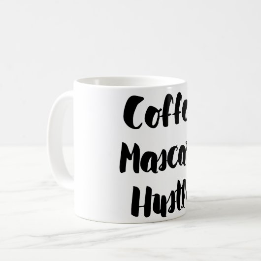 Mug Hâte de mascara de café (Devant gauche)