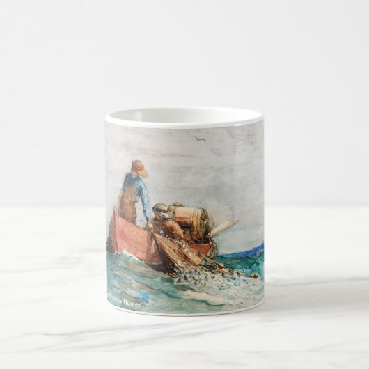 Mug Hauling In The Nets (1887) Par Winslow Homer (Centre)