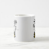 Mug Hauné House Flying Witch Halloween Éffrayant (Centre)