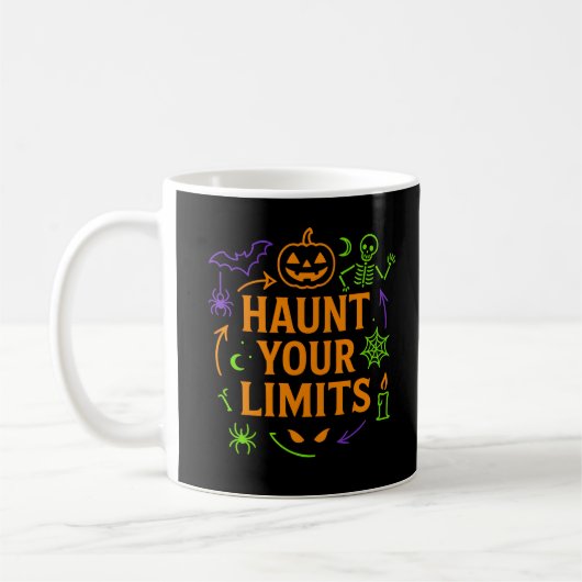 Mug Haunt Your Limits Neon Halloween (Gauche)
