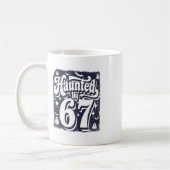 Mug Haunted 67 Meme Six Seven 6-7 Funny Internet Joke  (Gauche)