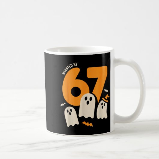Mug Haunted By 67 Funny Halloween Meme Design  (Droite)