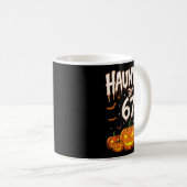 Mug Haunted By 67 Funny Pumpkin And Ghost Halloween Co (Devant droit)
